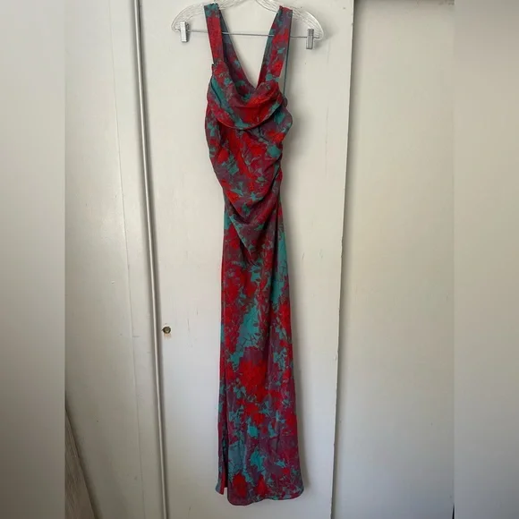 long polka dot maxi dress Anika Maxi Dress - Brown Polka Dot